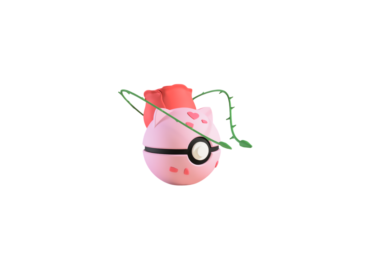 0001 Bulbasaur Rosa - Monster Ball