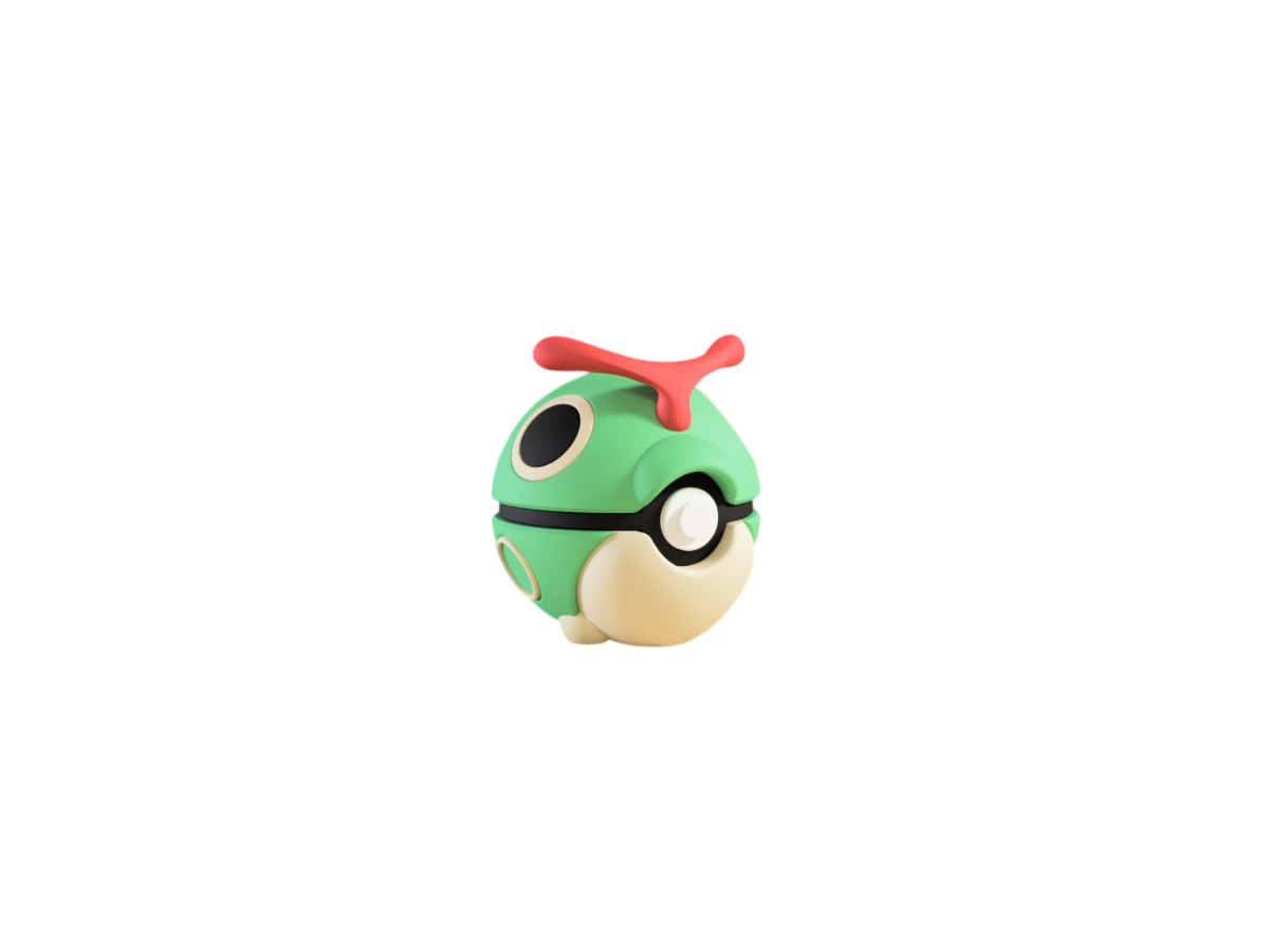 0010 Caterpie- Monster Ball
