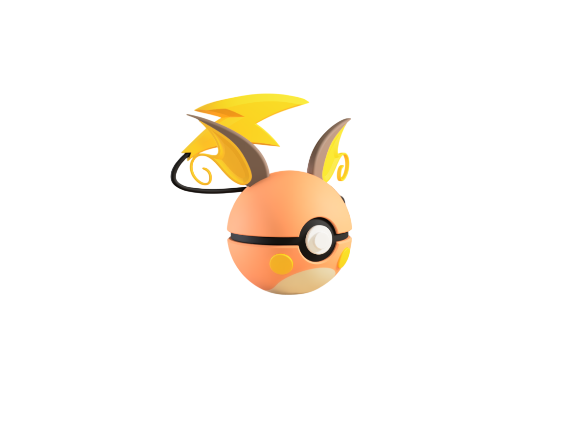 0026 Raichu  - Monster Ball