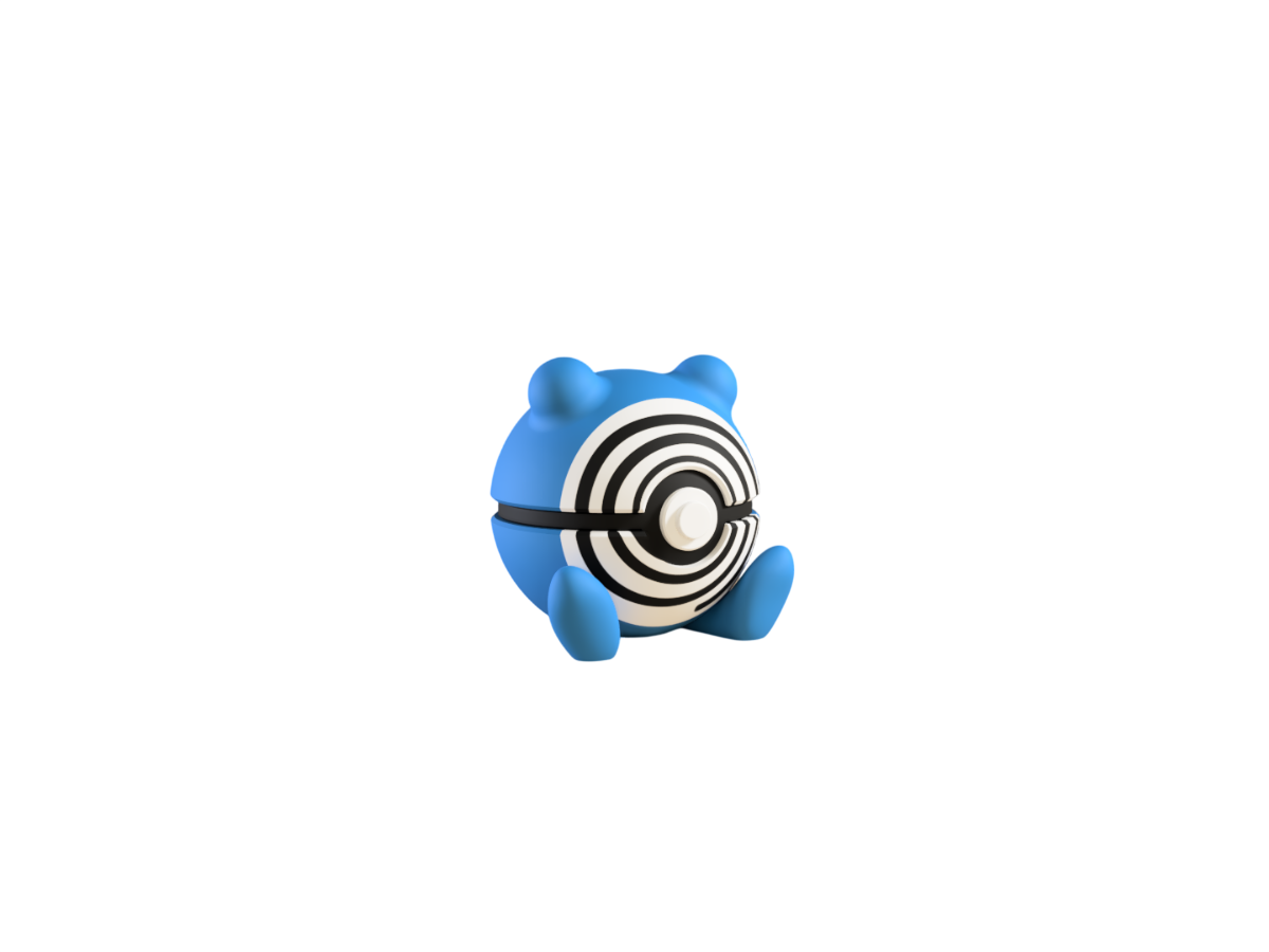 0061 Poliwhirl - Monster Ball