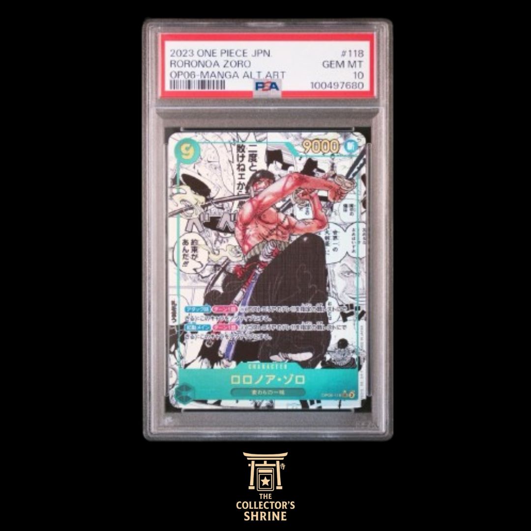 Roronoa Zoro MANGA OP06 JP - PSA10
