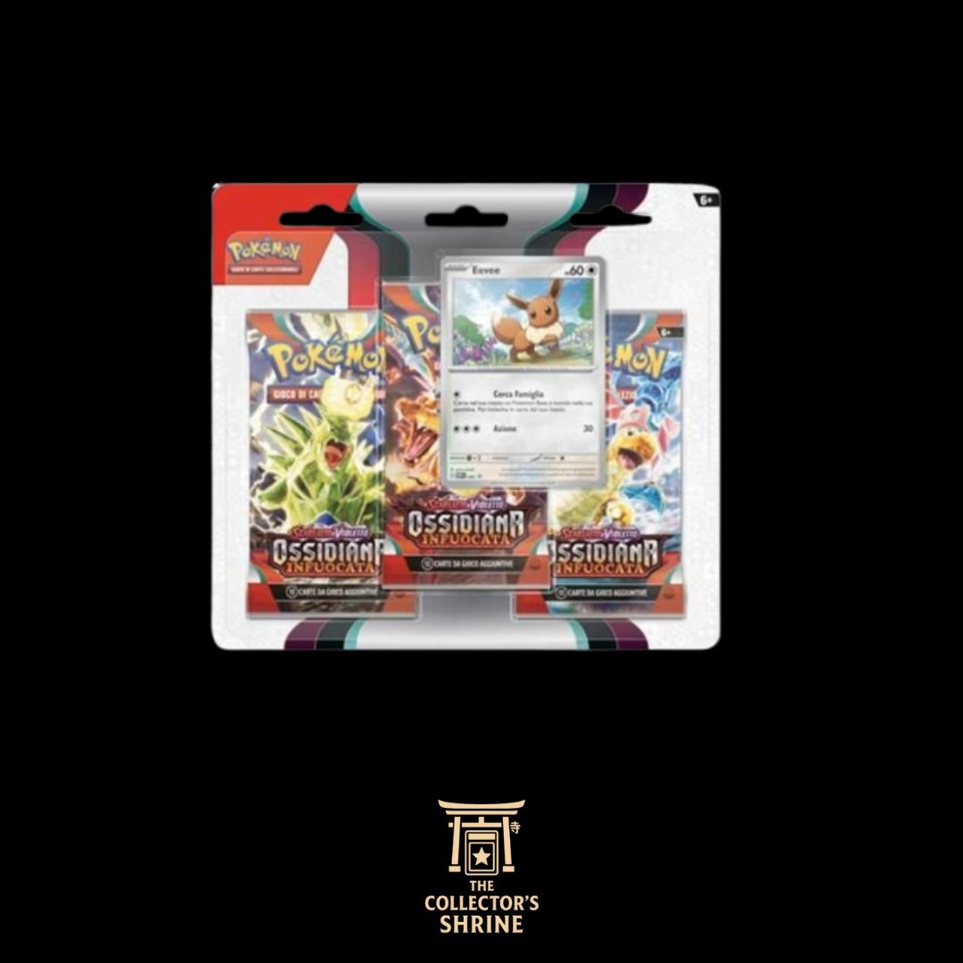 Scarlatto e Violetto Ossidiana Infuocata Blister 3 buste con carta promo