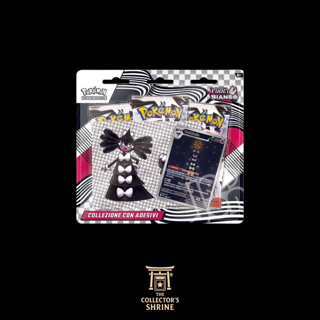 Collezione Fuoco Bianco con Adesivo Gothita, Gothorita e Gothitelle (IT)